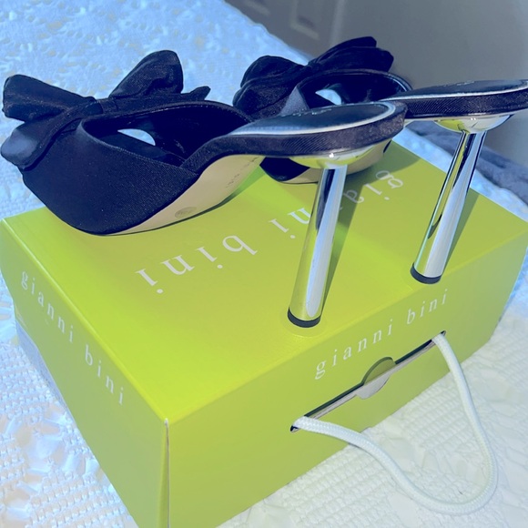 Gianna bini, black high heels size 9.5 worn once - Picture 4 of 10
